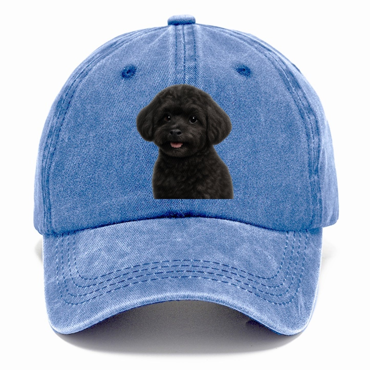 black maltipoo portrait design Hat