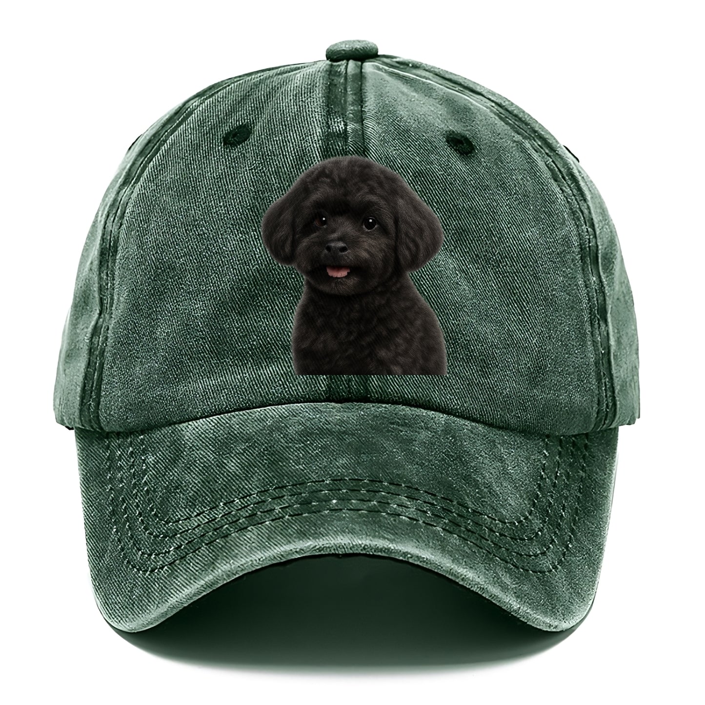 black maltipoo portrait design Hat