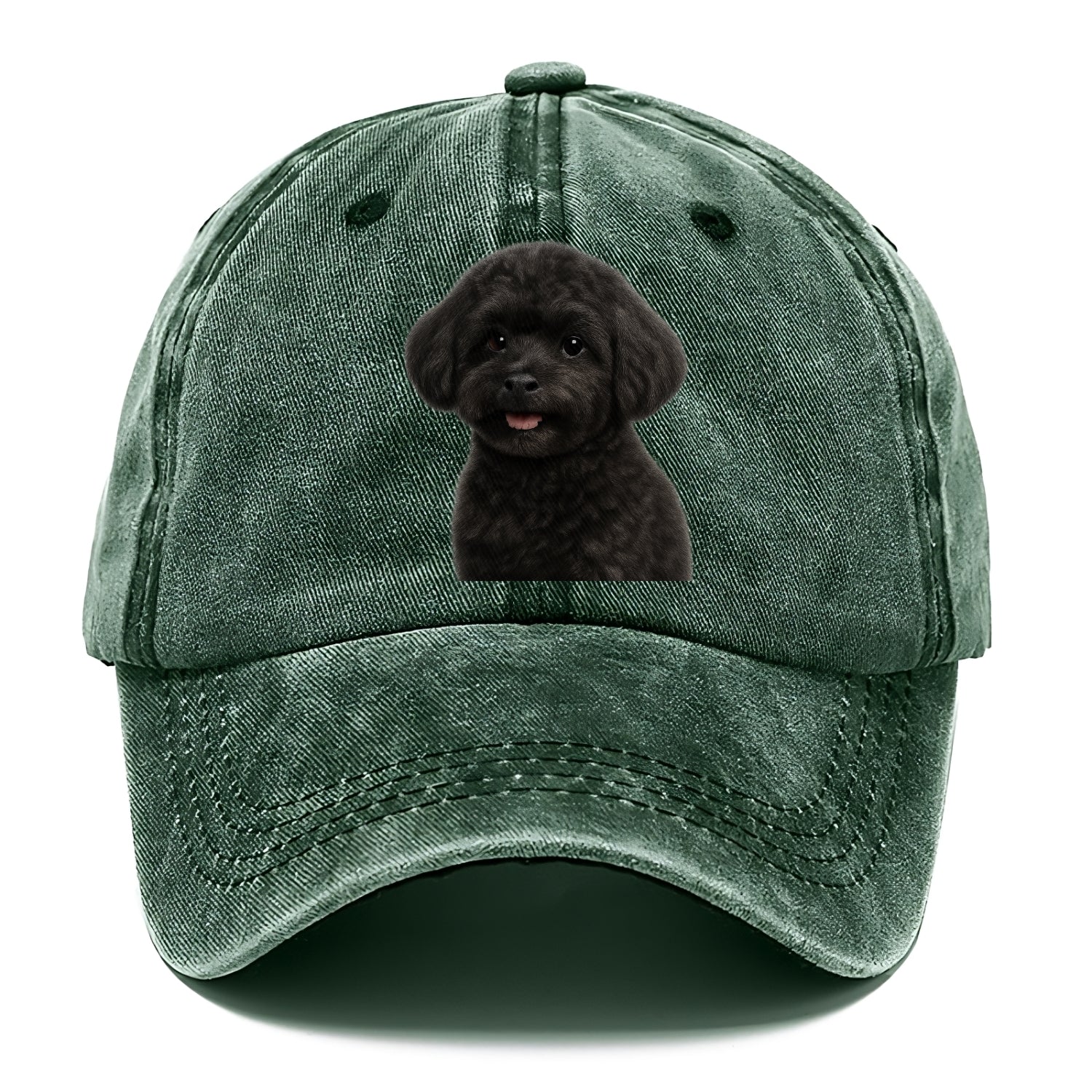 black maltipoo portrait design Hat