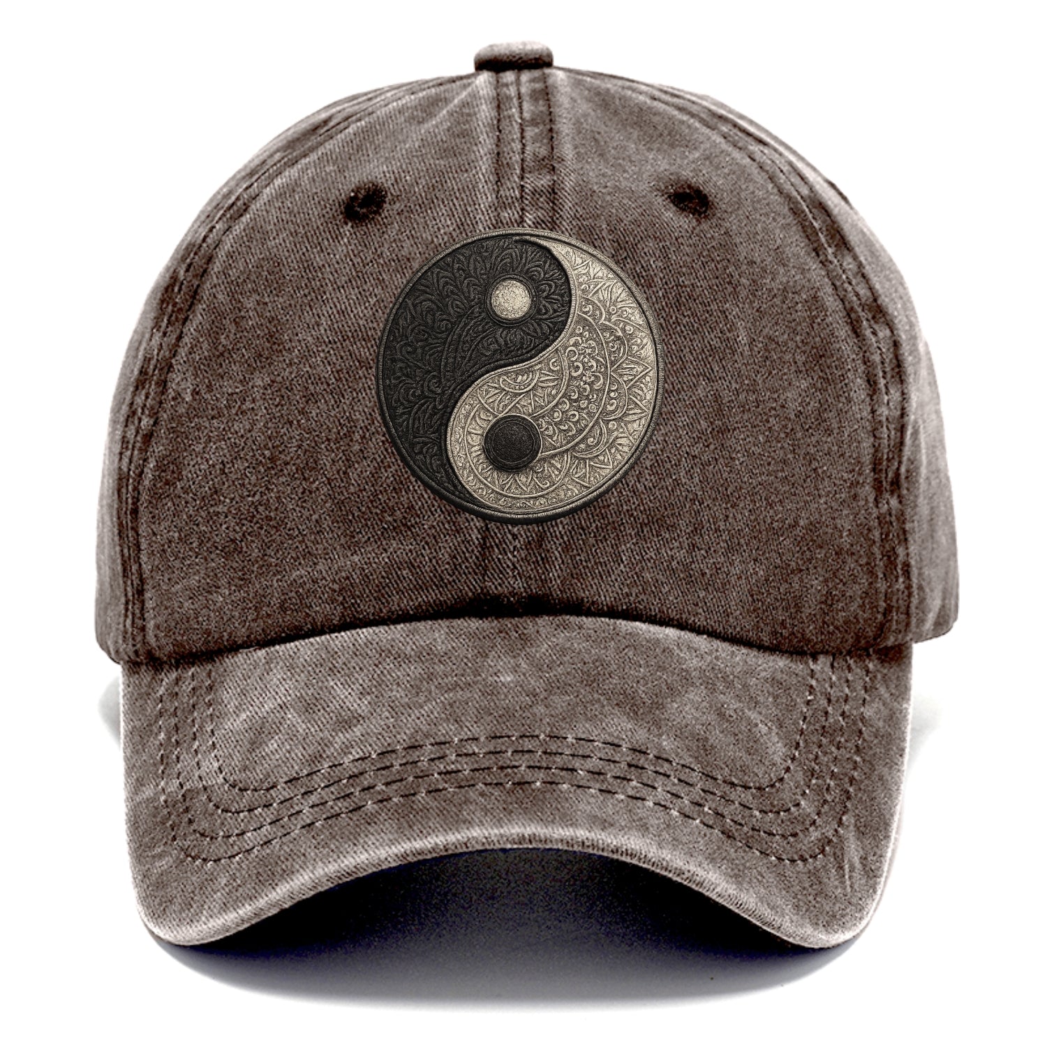 mandala yin yang pattern Hat