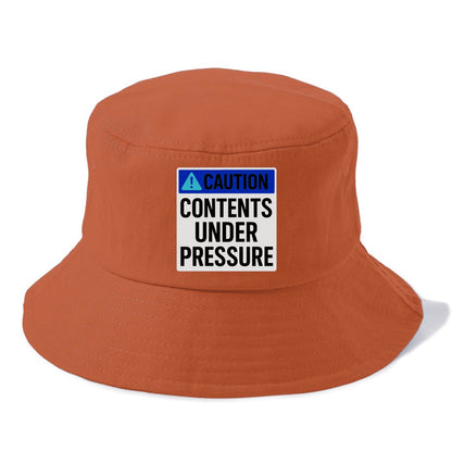 contents under pressure Hat