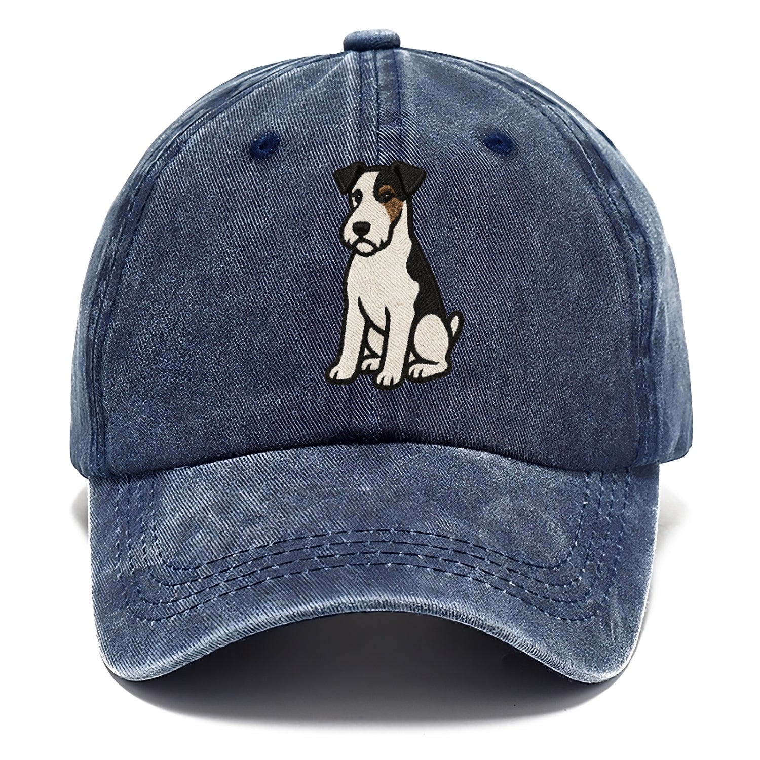wire-fox-terrier-white-black-markings-spirited-charm Hat