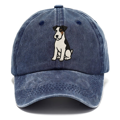 wire-fox-terrier-white-black-markings-spirited-charm Hat