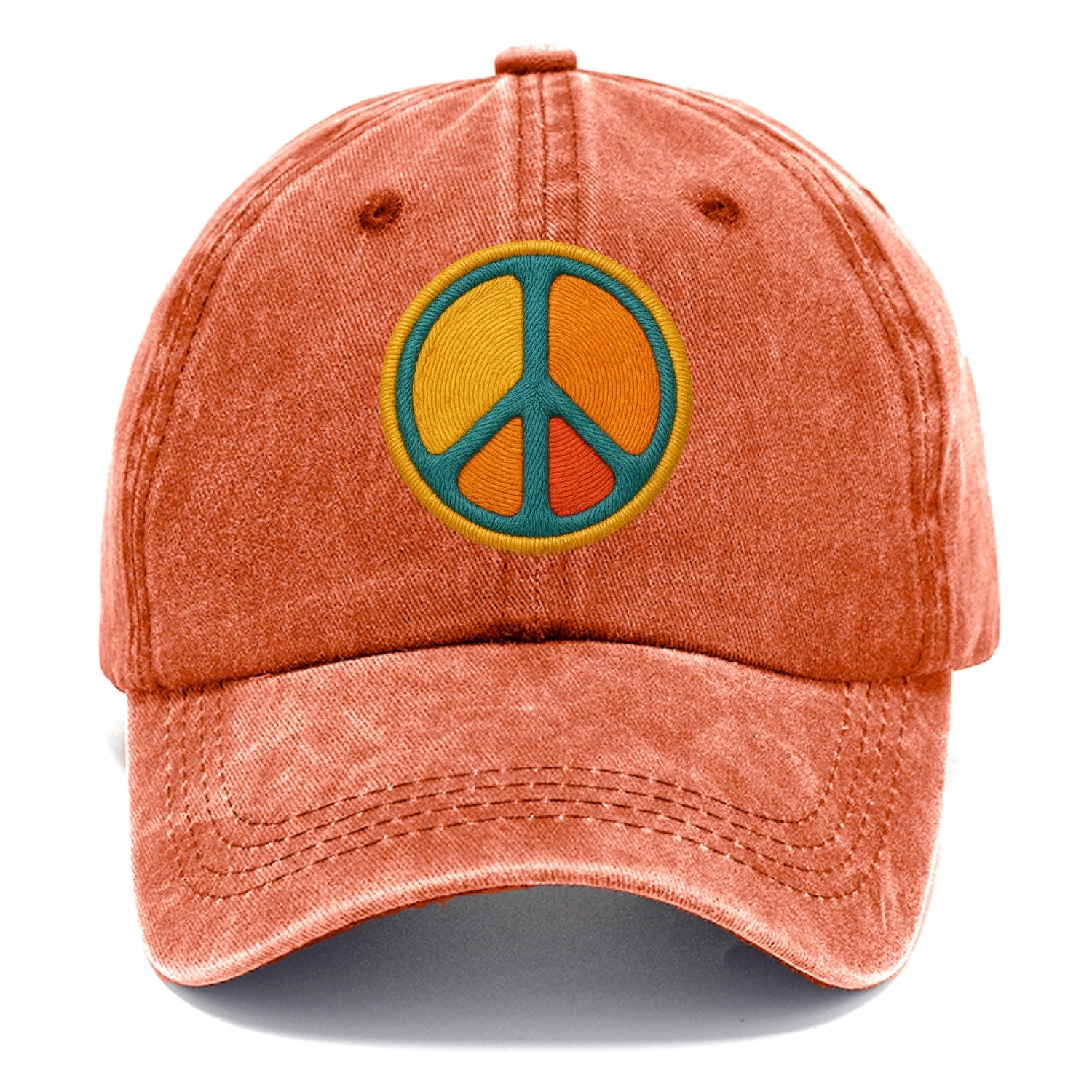 golden peace embroidered Hat