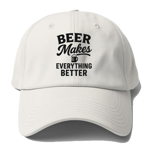 Brewed Serenity Better With Beer Baseball Cap For Big Heads