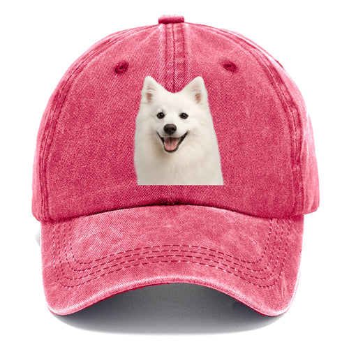 American Eskimo Portrait Design Classic Cap
