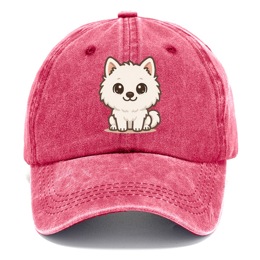american-eskimo-dog-premium-design Hat