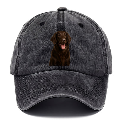 coated retriever joyful heart Hat