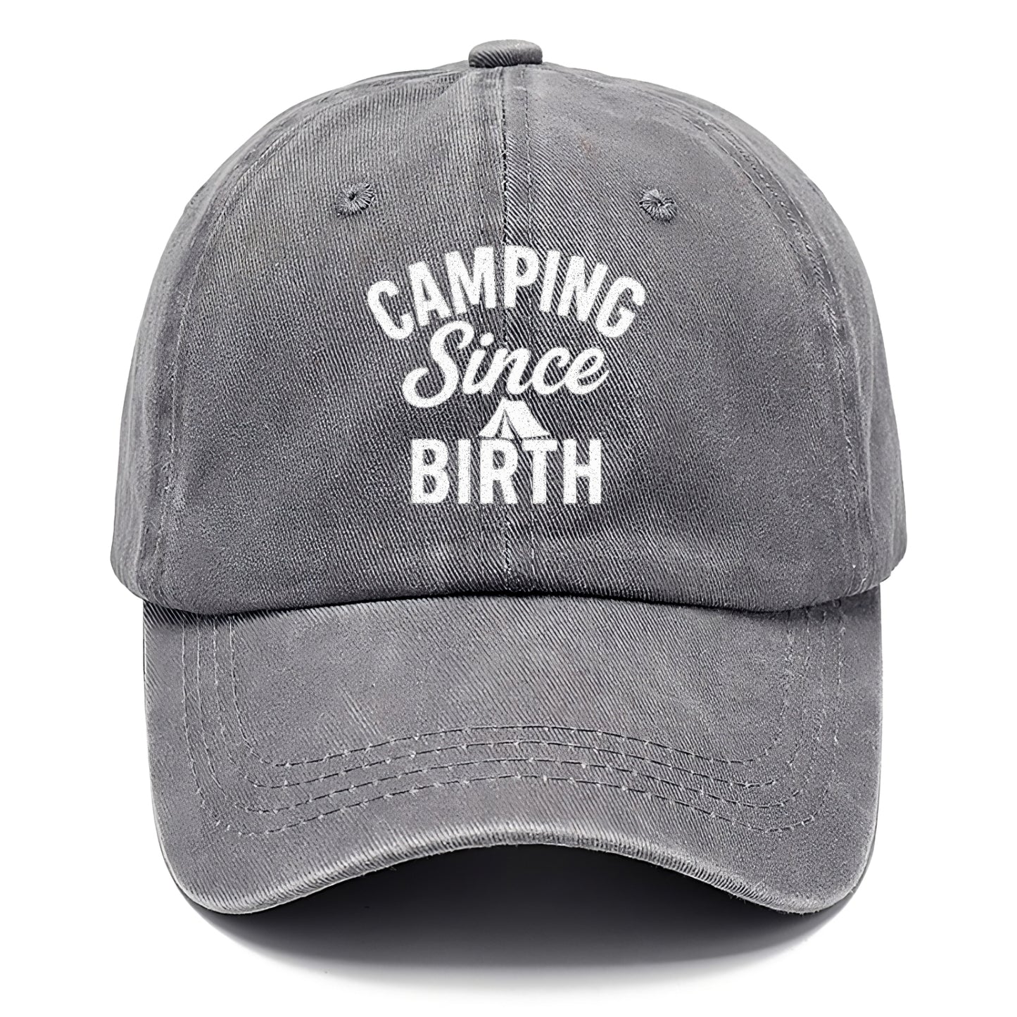 camping since birth outdoor adventure Hat