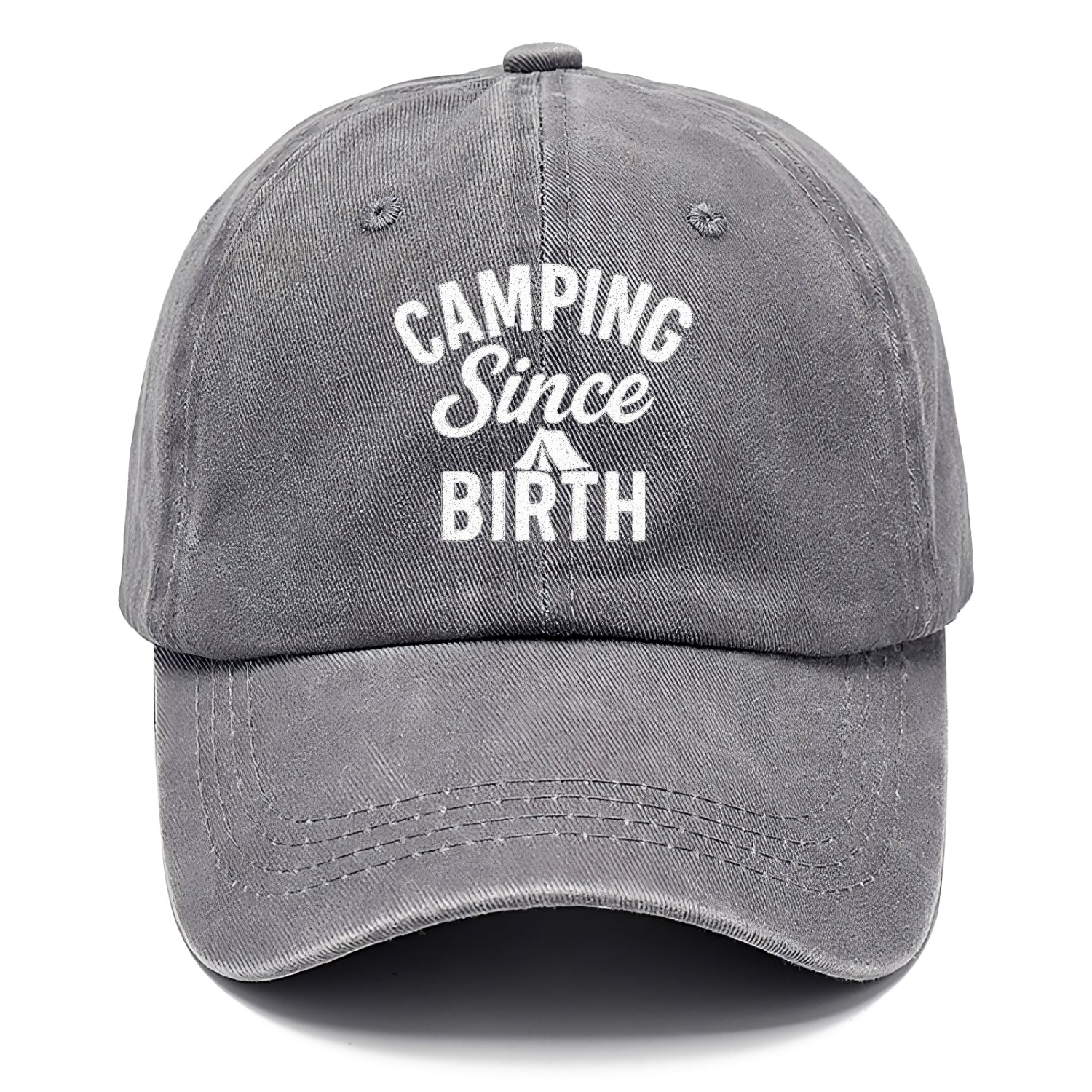 camping since birth outdoor adventure Hat