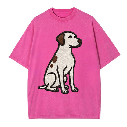 pointer-white-liver-spots-sitting-pose-loyal-spirit Hat