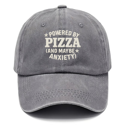powered by pizza and maybe anxiety Hat