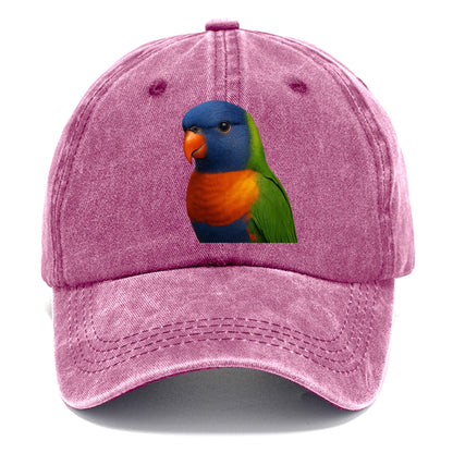 rainbow portrait design Hat