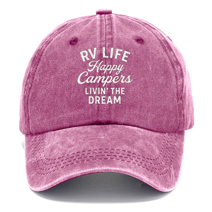 rv life happy campers Hat