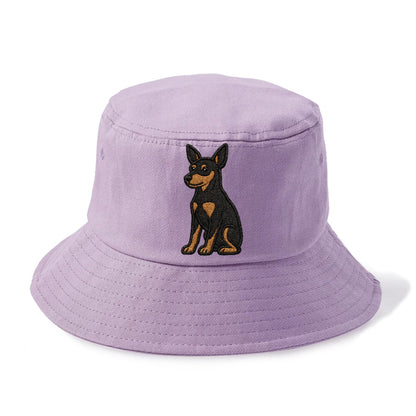 miniature-pinscher-black-tan-regal-poise Hat