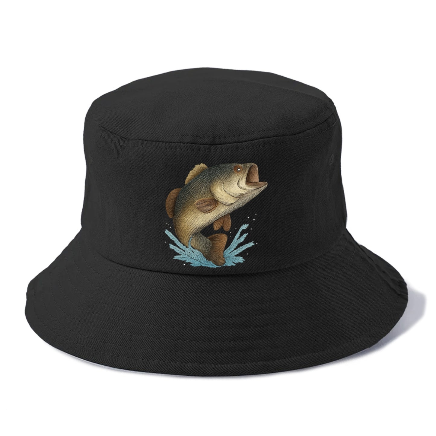 leaping bass artistic impression Hat
