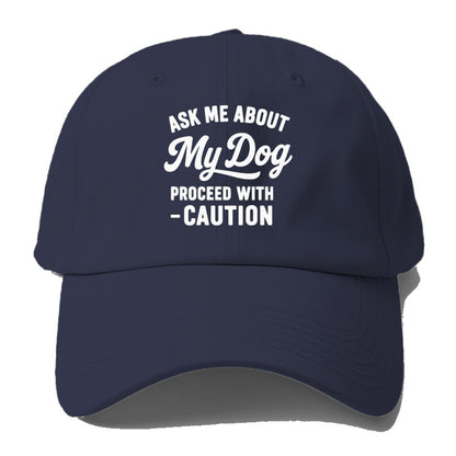 dog proceed with caution Hat