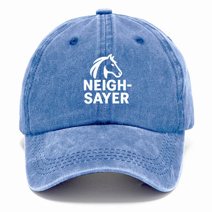 horse naysayer pun Hat