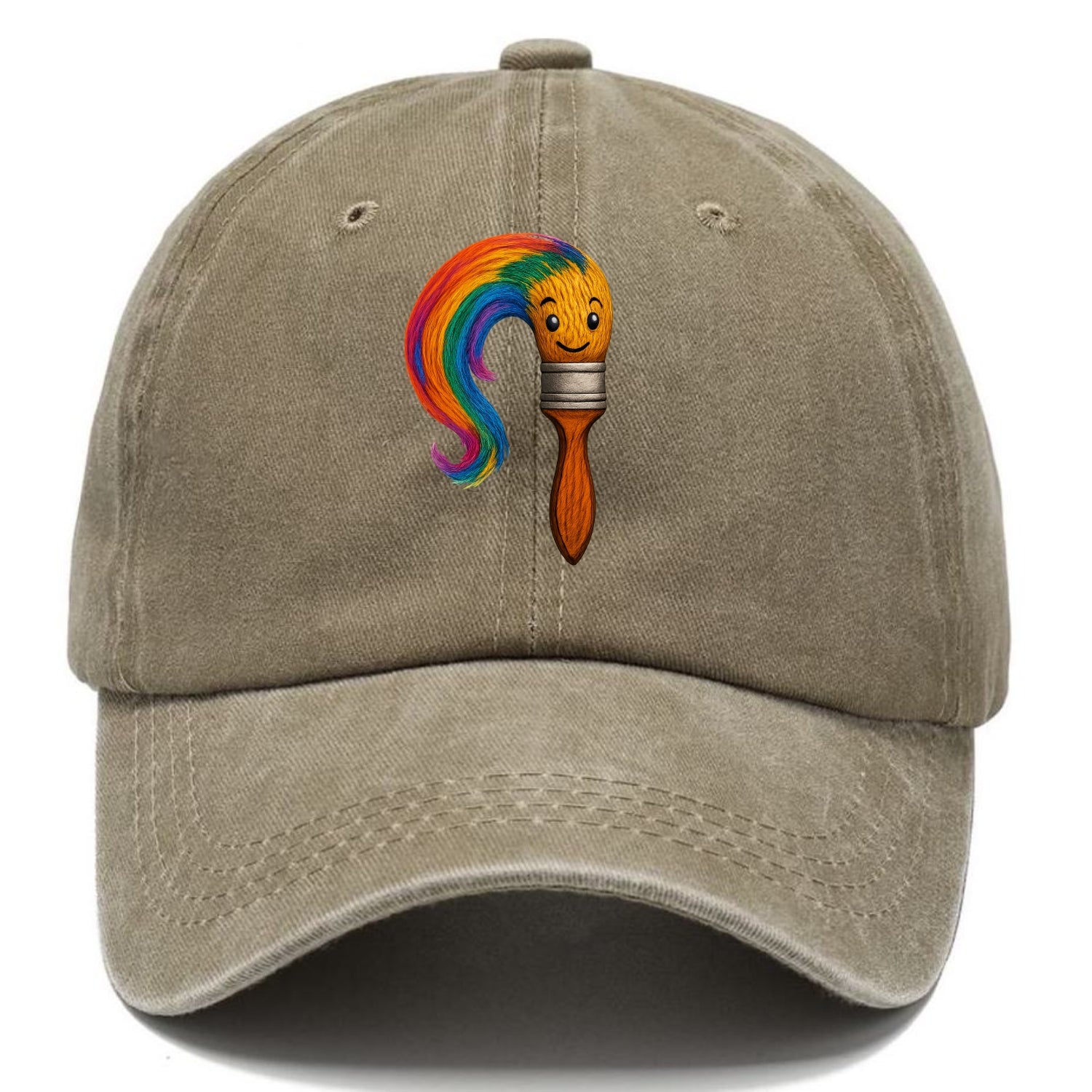 rainbow brushstrokes Hat