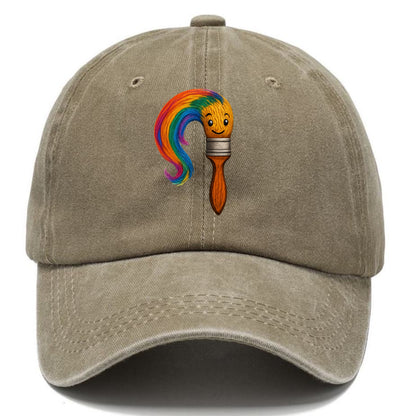 rainbow brushstrokes Hat