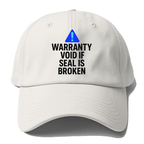 Warranty Void Baseball Cap For Big Heads