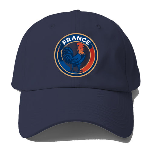French Rooster Heritage Baseball Cap