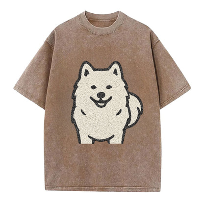 Samoyed White Fluffy Design Hat