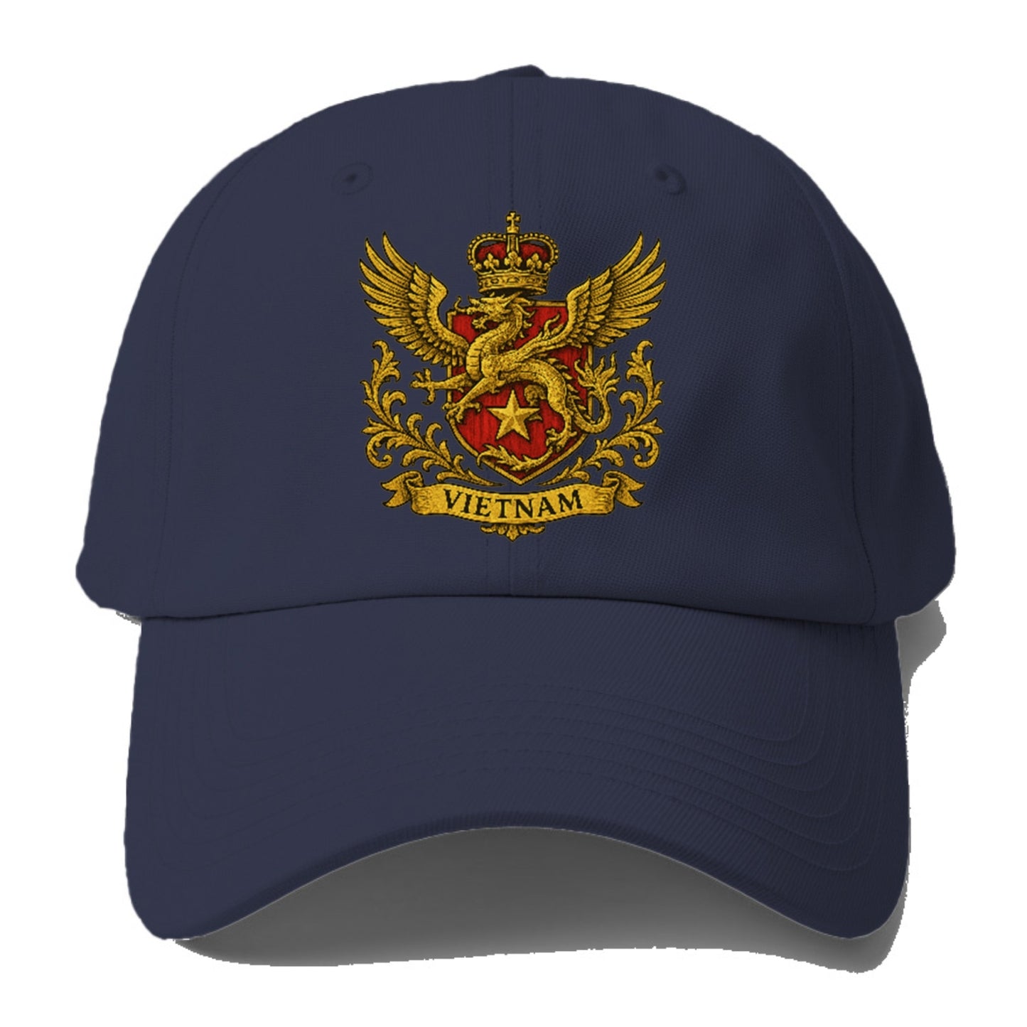 heraldic-emblem-with-dragon-and-text Hat