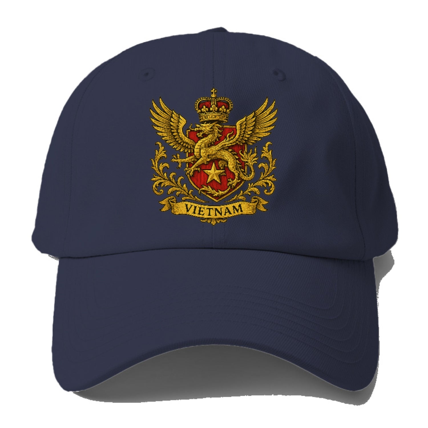 heraldic-emblem-with-dragon-and-text Hat