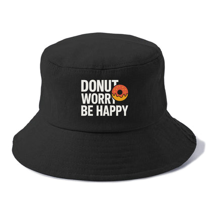 donut worry be happy Hat