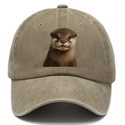 otter portrait design Hat