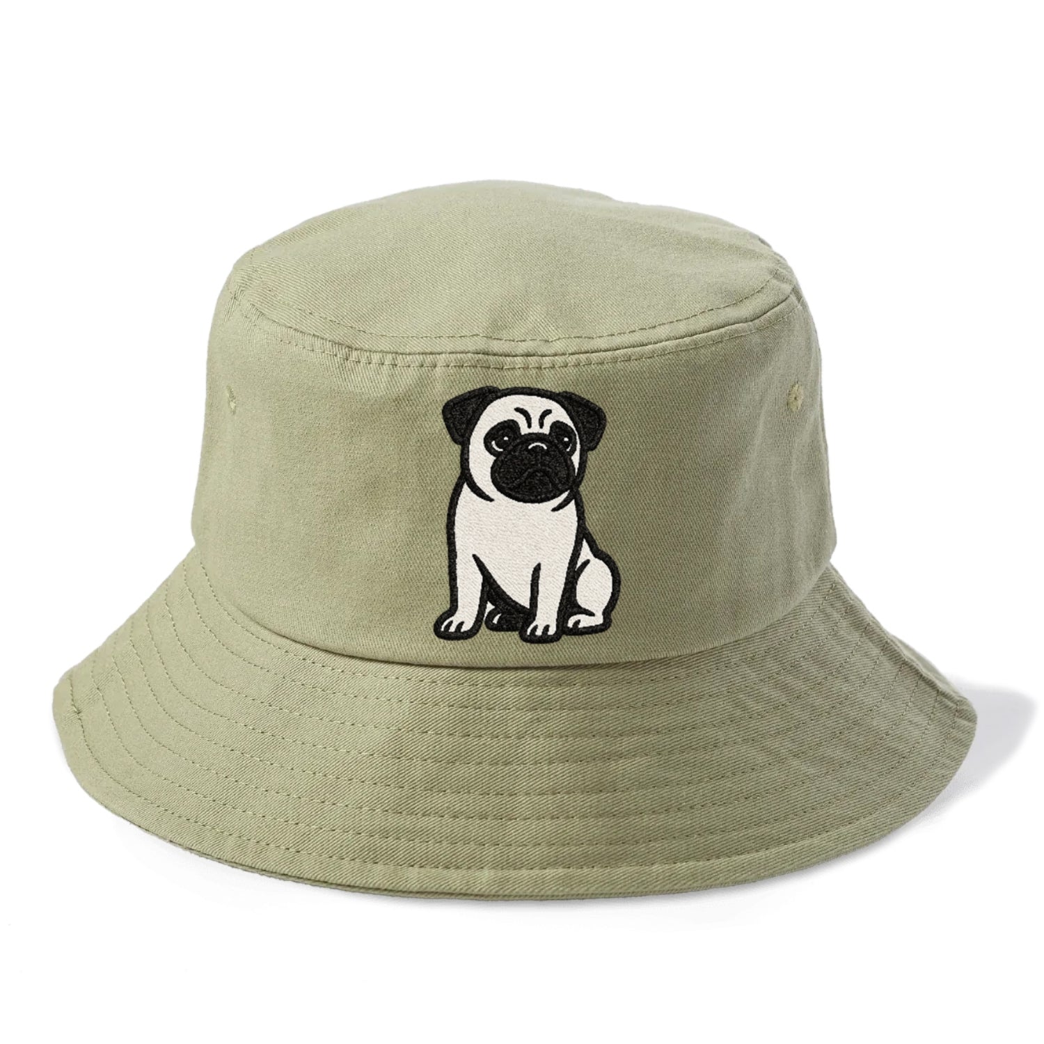 black-pug-charming-companion Hat