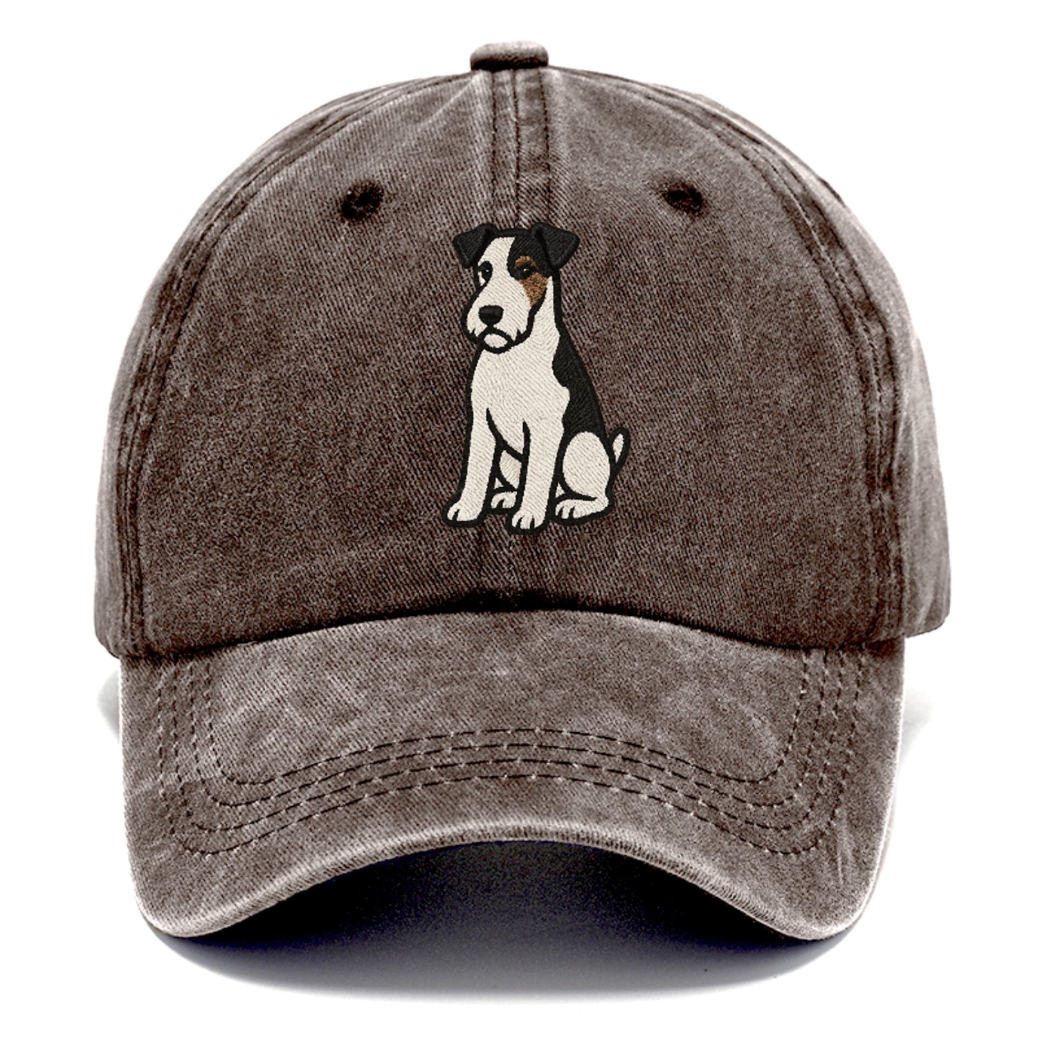 wire-fox-terrier-white-black-markings-spirited-charm Hat