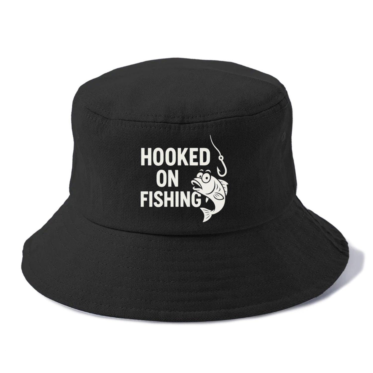 hooked on fishing Hat