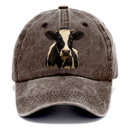 cow portrait design Hat