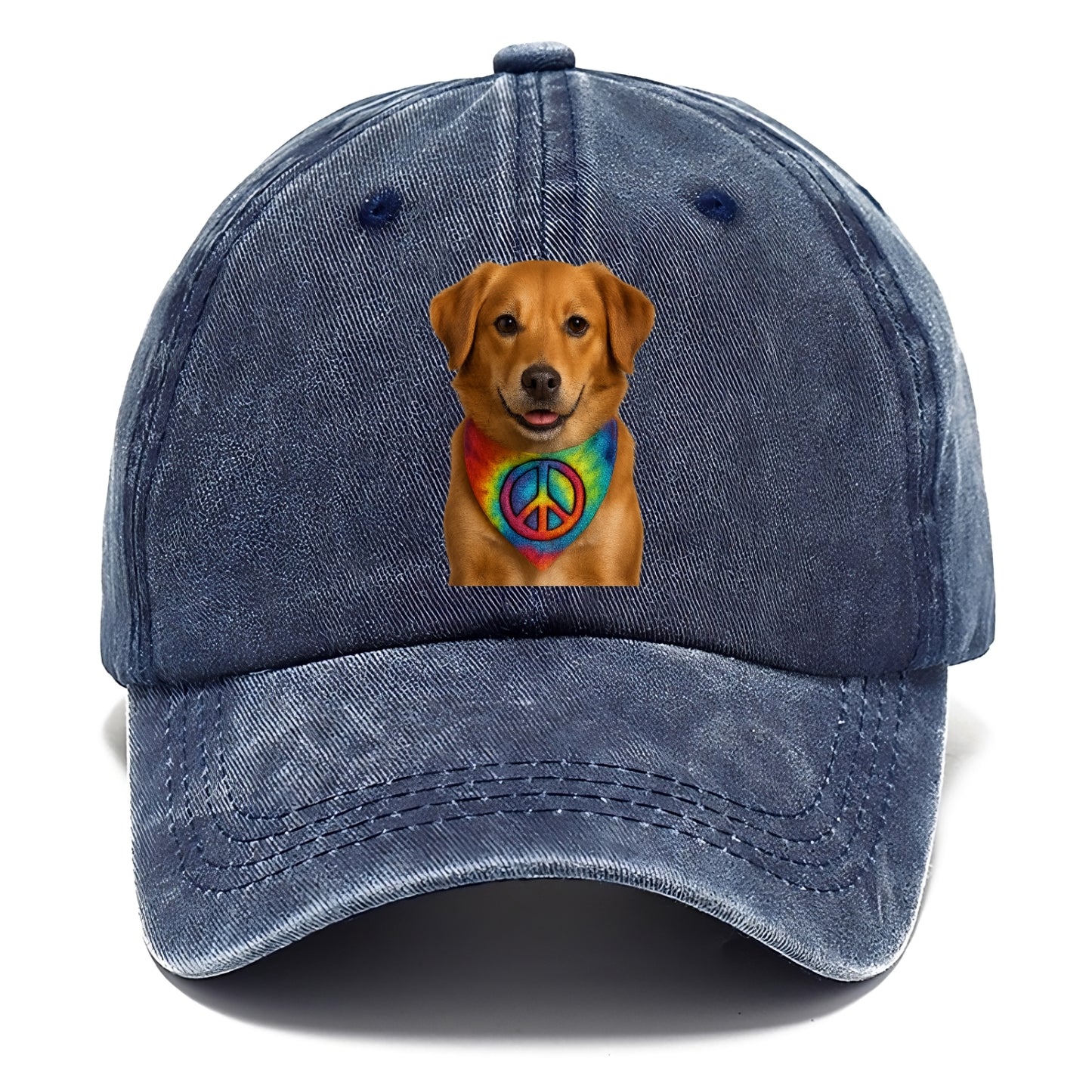 peace sign portrait design Hat