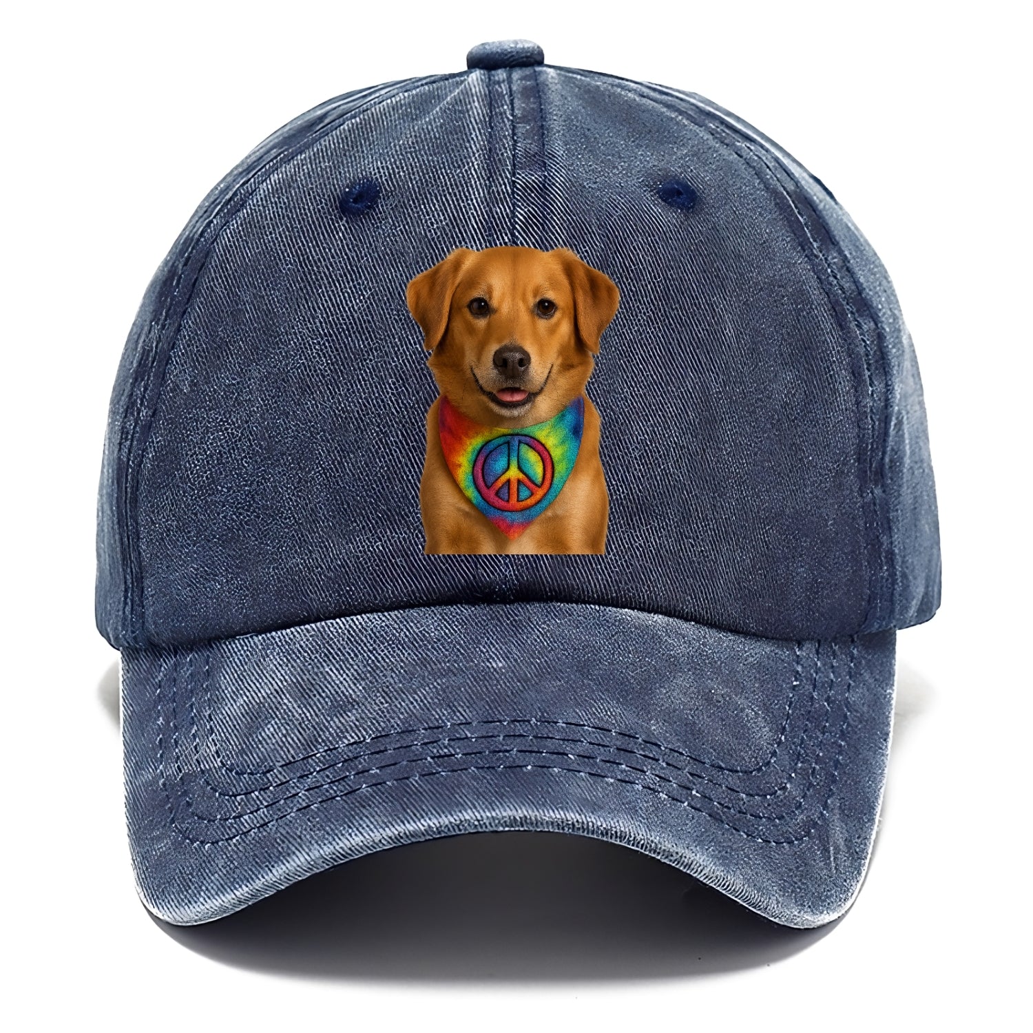 peace sign portrait design Hat