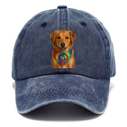 peace sign portrait design Hat
