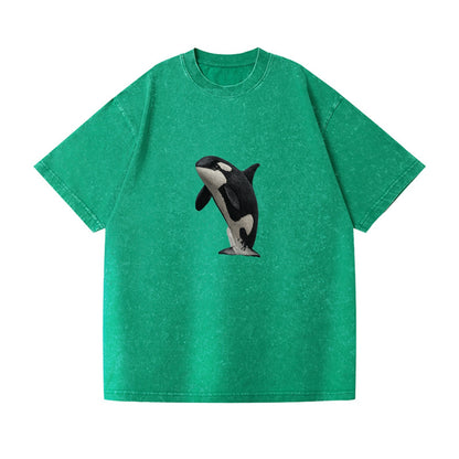 majestic orca leaping from the waves Hat