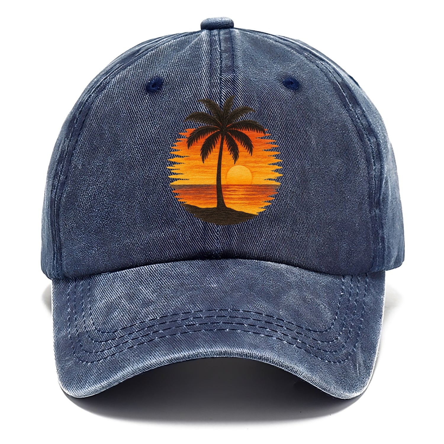 sunset palms paradise Hat
