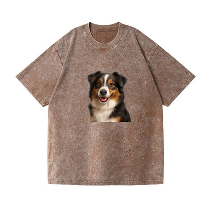 mini australian shepherd portrait design Hat