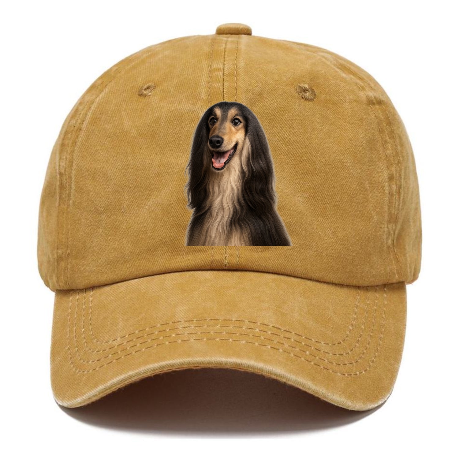 afghan hound portrait design Hat