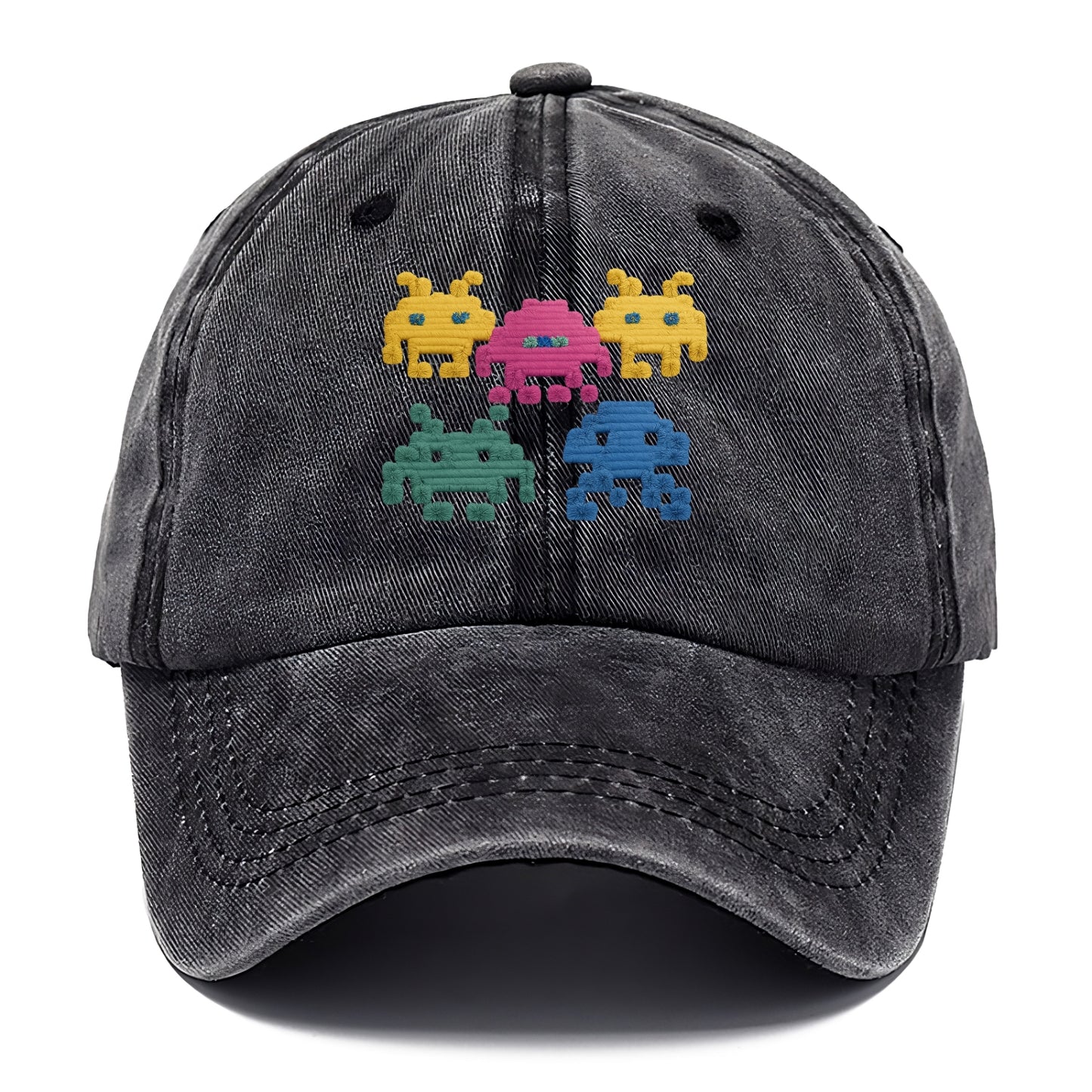 yarn pixel invasion collection Hat