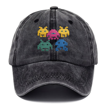 yarn pixel invasion collection Hat