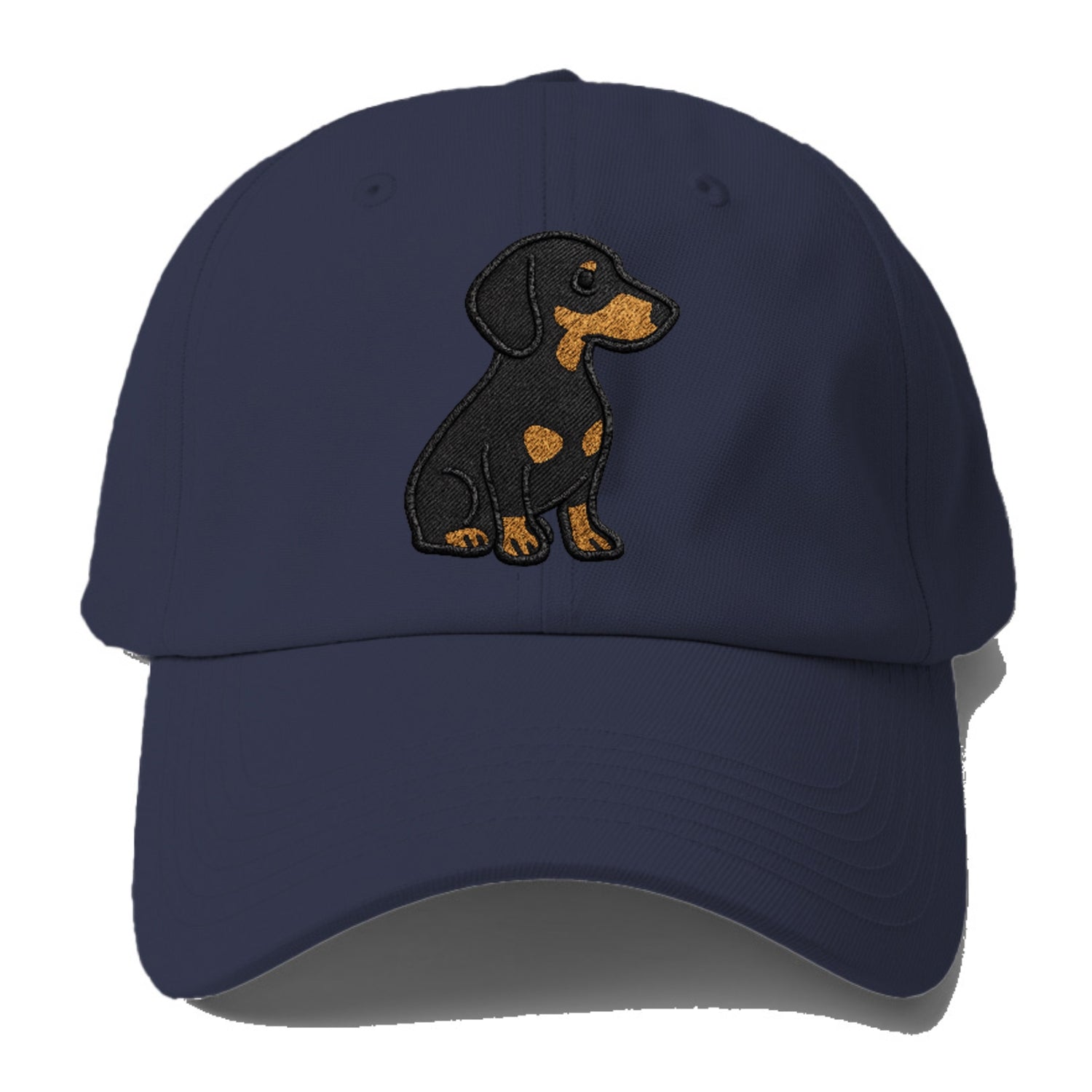 dachshund-black-and-tan-loyal-companion Hat