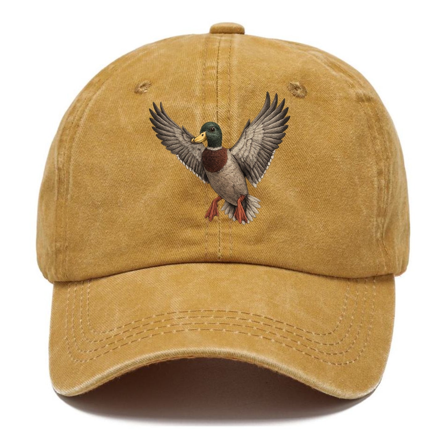 mallard in flight Hat