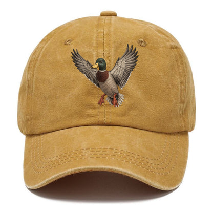 mallard in flight Hat