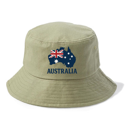 Australian Flag and Map Hat