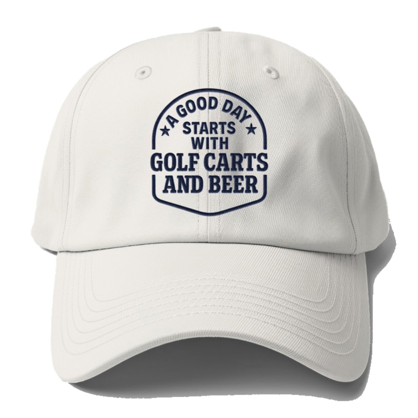 golf and leisure slogan Hat