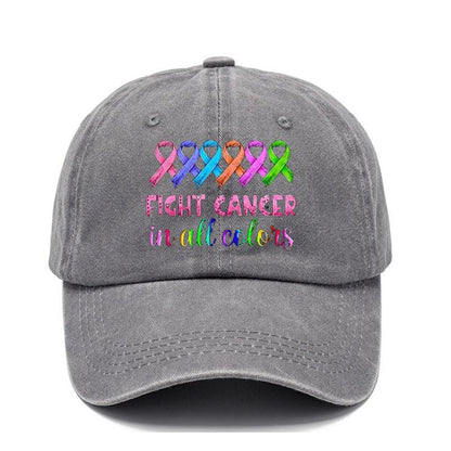 Rainbow Warrior: The Cancer Awareness Hat for Advocates of All Colors - Pandaize